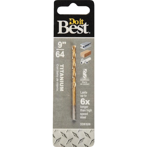 All-Source 9/64 In. Titanium Drill Bit 218651DB - main